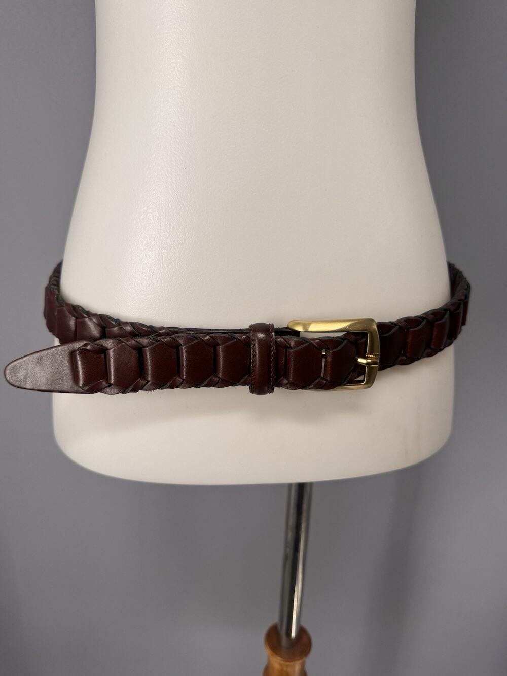 Argentinian Genuine Leather Border Links Belt Womans Size 34 Western